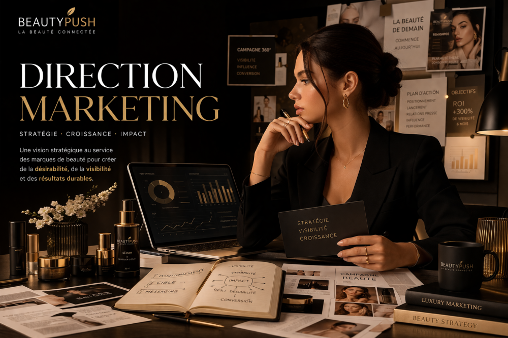 Direction de marketing externalisée - Experte Croissance Marques Beauté